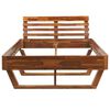 vidaXL Estrutura de cama 120x200 cm madeira de acácia maciça