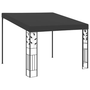 vidaXL Gazebo de parede 3x3x2,5 m antracite