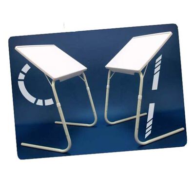 MESA LING Bandeja/tabuleiro de TV ajustável Tavolino branco