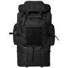 vidaXL Mochila estilo exército XXL 100 L preto