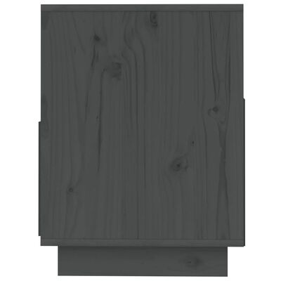 vidaXL Móvel de TV 140x37x50 cm madeira de pinho maciça cinza