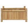 vidaXL Vaso/floreira de jardim 50x30x25 cm bambu