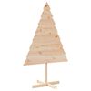 vidaXL &Aacute;rvore de Natal em madeira decorativa 150 cm madeira maci&ccedil;a