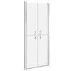 vidaXL Porta de duche ESG opaco 86x190 cm
