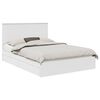vidaXL Cama com Armazenamento Branco 140 x 200 cm Derivados de Madeira