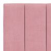 vidaXL Almofad&atilde;o de cabeceira Hanko 160 cm veludo rosa