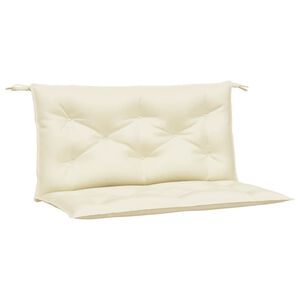 vidaXL Almofad&otilde;es p/ banco jardim 2 pcs 100x50x7cm tecido oxford creme