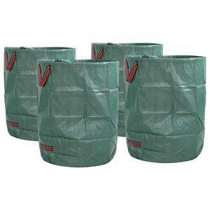 vidaXL Sacolas de Lixo do Jardim 4 pcs Verde 66 x 66 x 83.5 cm