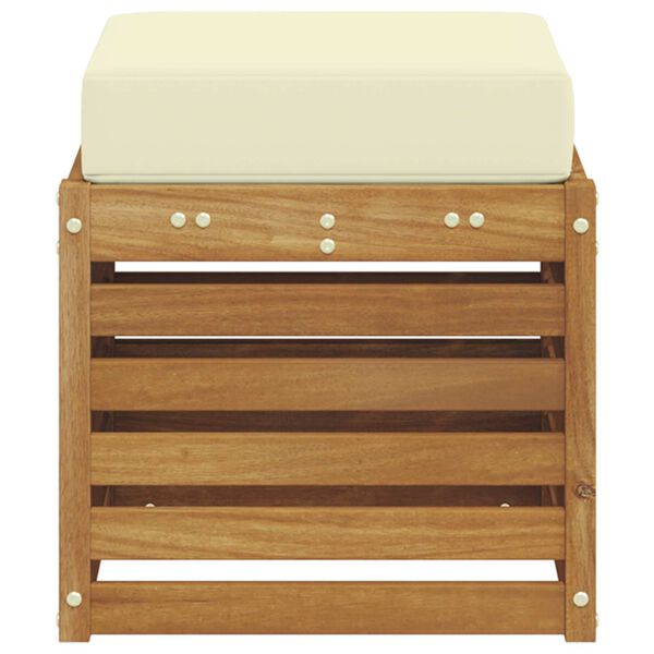 vidaXL Banco para Exterior Madeira S&oacute;lida de Ac&aacute;cia Natural