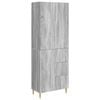 vidaXL Conjunto de Gabinete 2 pcs Sonoma cinzento 66 x 34,5 x 90 cm
