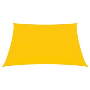 vidaXL Para-sol estilo vela tecido oxford quadrado 2,5x2,5 m amarelo