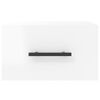 vidaXL Mesas de cabeceira parede 2 pcs 35x35x20 cm branco brilhante