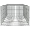 vidaXL Coelheira de 4 painéis 217x79x54 cm ferro galvanizado