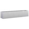 vidaXL Planter 200x40x40 cm a&ccedil;o galvanizado