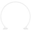 vidaXL Arco de Casamento Duplo Branco 220 x 45 x 200 cm A&ccedil;o