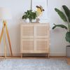 vidaXL Portas de arm&aacute;rio 4 pcs com design de persiana pinho maci&ccedil;o