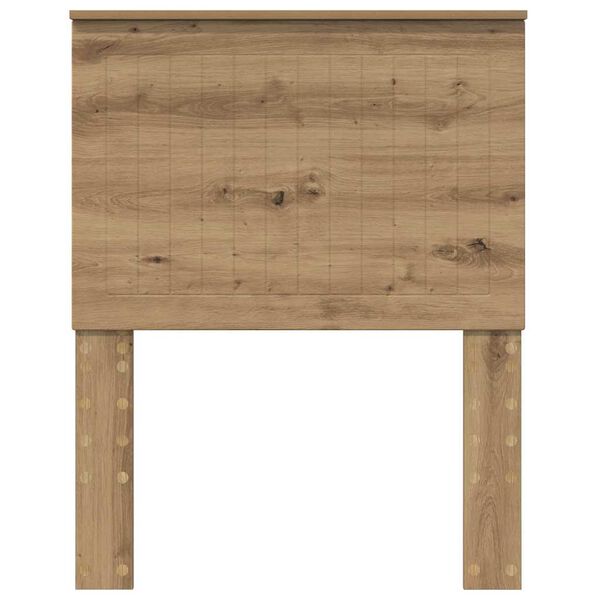 vidaXL Cabeceira Carvalho Artesanal 75 cm Madeira processada