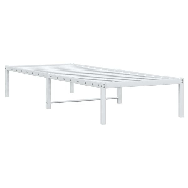 vidaXL Estrutura de cama 80x200 cm metal branco