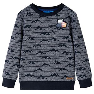 Camisola para crian&ccedil;a azul-marinho mesclado 104