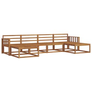 vidaXL Conjunto de Sof&aacute;s para Exterior 6 pcs Natural