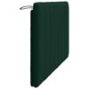 vidaXL Almofad&atilde;o de cabeceira Hanko 140 cm veludo verde-escuro