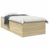 vidaXL Estrado de cama Carvalho Sonoma 80 x 200 cm