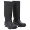 vidaXL Galochas tamanho 40 PVC preto