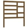 vidaXL Cabeceira de cama 106x4x104 cm pinho maci&ccedil;o castanho mel