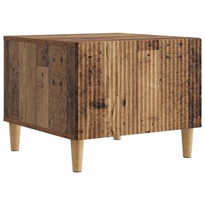 vidaXL Mesa de centro com gaveta Madeira antiga 49 x 50 x 40 cm