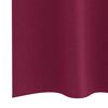 vidaXL Cortinas Blackout com Argolas 2 pcs Vinho Vermelho 225 x 140 cm