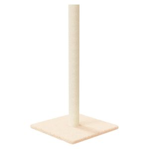 vidaXL Poste arranhador para gatos 35x35x70 cm cor creme