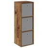 vidaXL Buffet com gaveta Madeira antiga 35 x 32 x 99,5 cm