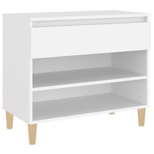 vidaXL Sapateira 70x36x60 cm derivados de madeira branco