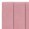 vidaXL Almofad&atilde;o de cabeceira Hanko 180 cm veludo rosa