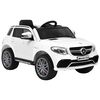 vidaXL Carro para crian&ccedil;as Mercedes Benz GLE63S pl&aacute;stico branco