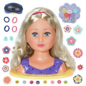 Cabe&ccedil;a de boneca Baby Born Sister Styling, 27 cm
