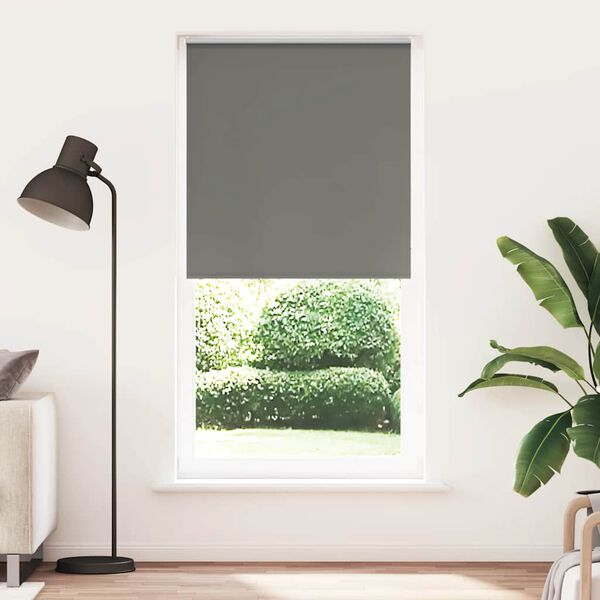 vidaXL Persiana de enrolar 90x230 cm largura tecido 85,7 cm poli&eacute;ster