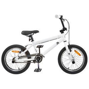 vidaXL BMX 20 Polegadas para maiores de 9 anos Branco