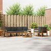 vidaXL Conjunto de Sof&aacute;s para Exterior 7 pcs Natural e Antracite