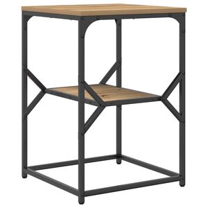 vidaXL Mesa Lateral Carvalho Artesanal 41 x 40 x 60 cm