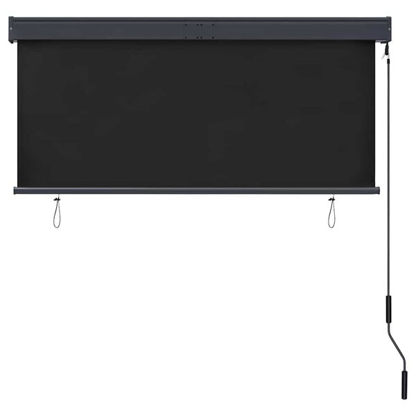 vidaXL Estore de rolo para exterior 140x250 cm antracite