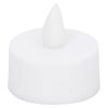 vidaXL Velas pequenas LED sem chama 100 pcs branco quente