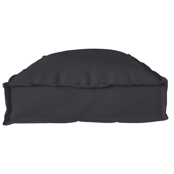 vidaXL Conjunto de Almofadas para Palete 2 pcs Preto 100 x 40 x 8 cm