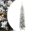 vidaXL &Aacute;rvore de Natal artificial com luz LED Verde e branco 180 cm