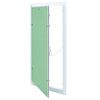 vidaXL Painel de Acesso Verde e Prata 35 x 55 cm Alum&iacute;nio e Gesso