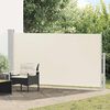 vidaXL Toldo lateral retr&aacute;til para p&aacute;tio 170x300 cm creme