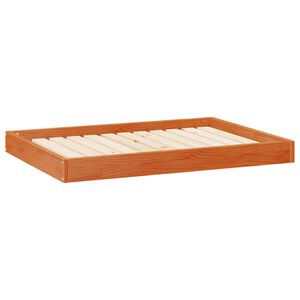 vidaXL Cama para Cachorro 101,5 x 74 x 9 cm Madeira de Pinho S&oacute;lido