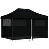 vidaXL Tenda de Festa Preto 279 x 410 x 315 cm Tecido Oxford