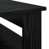 vidaXL Mesa de centro com armazenamento Carvalho Preto 64 x 54 x 44 cm