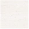 vidaXL Tampo de mesa quadrado 70x70x2,5 cm pinho maci&ccedil;o branco